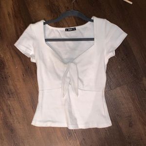 Shein tie up top